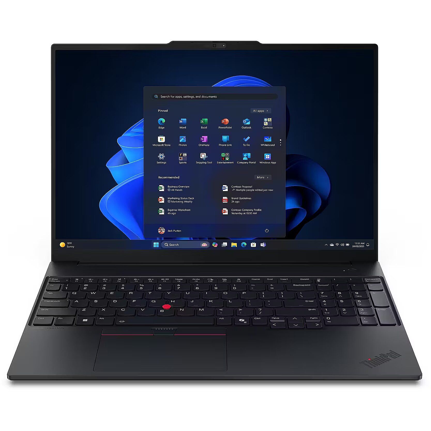Laptop Lenovo ThinkPad E16 Gen 3 21ST0035PB, 16 inch 1920 x 1200, AMD Ryzen 7 250 (8 C / 16 T, 3.3 GHZ - 5.1 GHz, 8 MB + 16 MB cache), 16 GB DDR5, 512 GB SSD, AMD Radeon Graphics, Windows 11 Pro