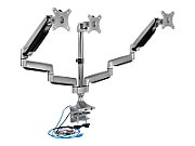 Monitor Arm IcyBox 3 Screens to 32  USB/AUDIO