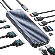 Docking Station USB C/A  3x4K  for Laptops