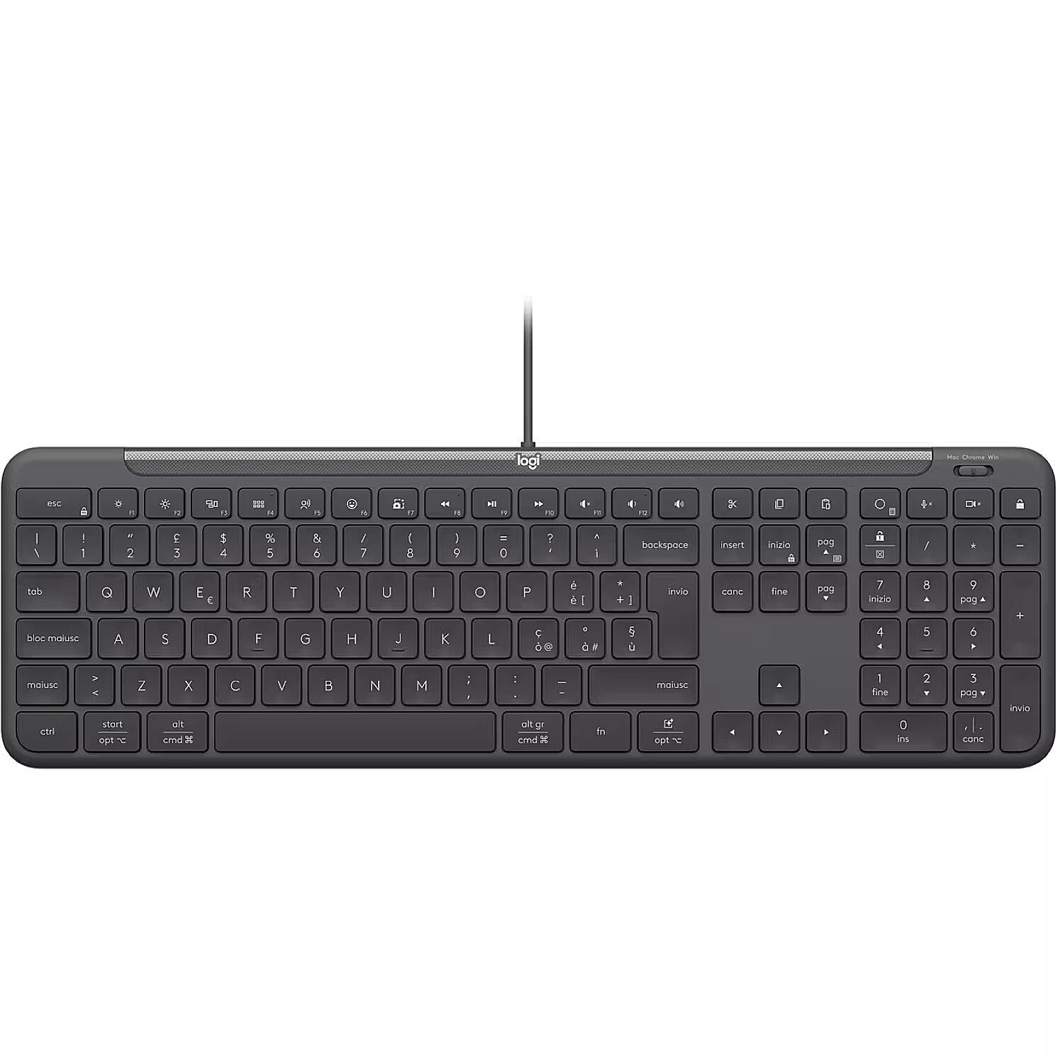 WIRED KB K620 FOR BUSINESS/GRAPHITE - ITA - MEDITER-412
