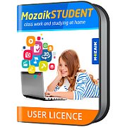 Mozaik STUDENT license for all platform, for one student, 1 year