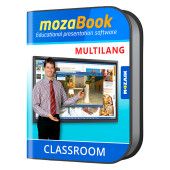 mozaBook MULTILANG - 40 languages / one device/ 1 Yearinteractive educational presentation software for teachers
