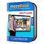 mozaBook MULTILANG - 40 languages / one device/ 1 Yearinteractive educational presentation software for teachers