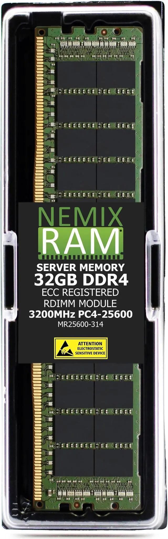 Kingston RDIMM 32GB DDR4 1Rx4 Micron F Rambus 3200MHz PC4-25600 KSM32RS4/32MFR