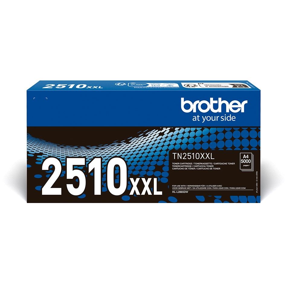Brother TN2510XXL - Ultra High Yield - Black - original - Box - Toner cartridge - for Brother HL-L2865DW  MFC-L2960DW  MFC-L2980DW (TN2510XXL)