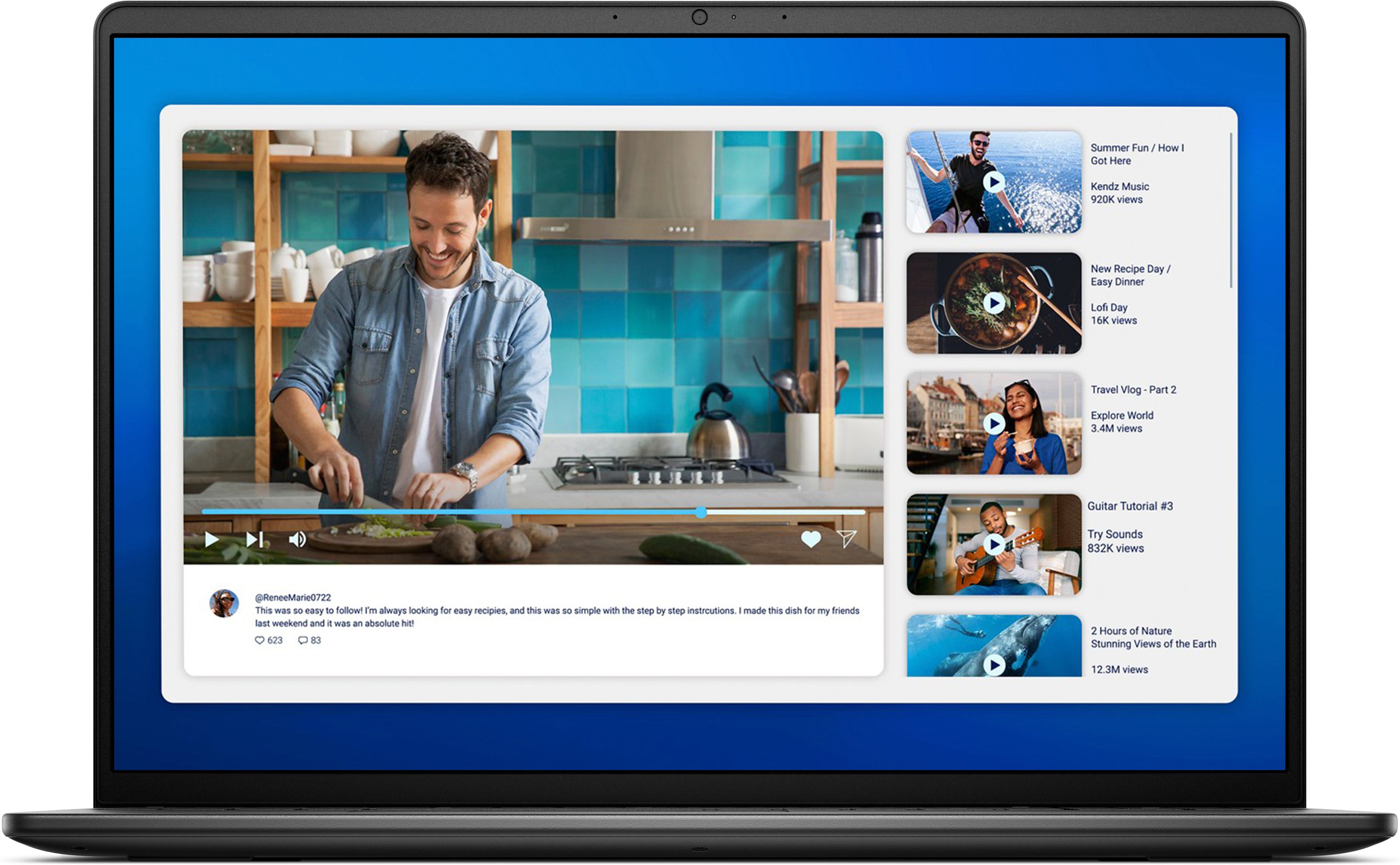 Laptop Dell 16 DC16250, 16 inch 1920 x 1200, Intel Core 5 120U (10 C / 12 T, 1.8 GHz - 5.0 GHz, 12 MB cache, 15 W), 16 GB DDR5, 512 GB SSD, Intel Graphics, Ubuntu