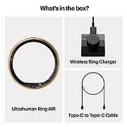 Ultrahuman Ring Air - Smart Ring, Charger, USB Cable / Size-05- Air_Gold