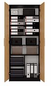 Topeshop OLIV 2D ANT/ART KPL office bookcase