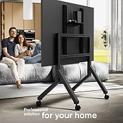 ONKRON TS2081-B Mobile Stand for 70‘-110’ TVs  max 125 kg  black