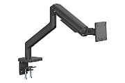 Braț de birou singular cu clemă și arc mecanic 1x LCD max. 49  20kg, VESA: 75x75, 100x100, negru