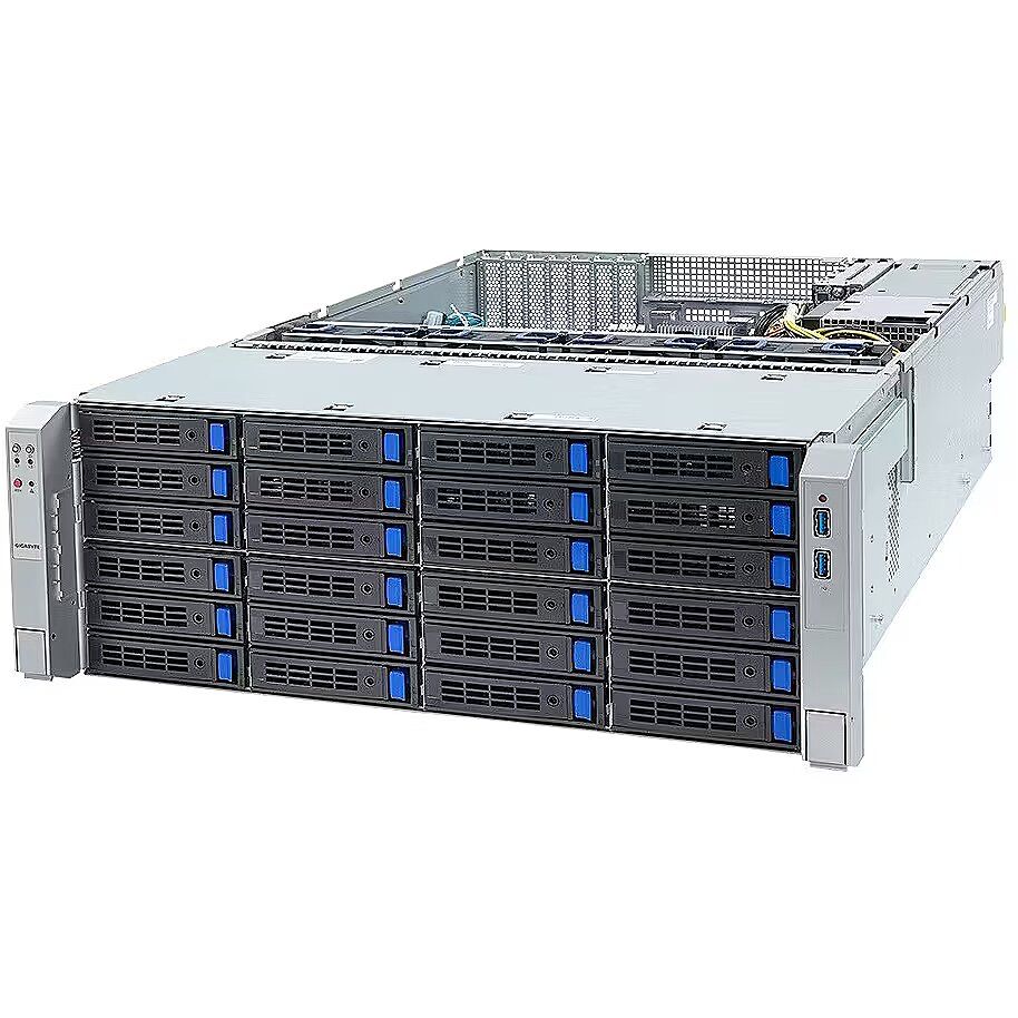 Server GIGABYTE S453-S70-AAV1, Rack 4U, fara procesor, 2 x Intel socket 4677  max 270 W, fara memorie, 36 LFF + 2 SFF, 2 x 1600 W