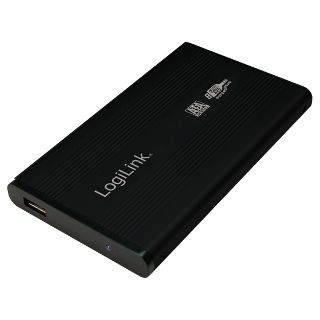 RACK extern LOGILINK, pt HDD/SSD, 2.5 inch, S-ATA, interfata PC USB 3.0, aluminiu, negru, 
