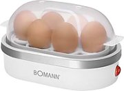 Bomann EK 5022 CB 6 egg(s) 400 W Silver  Transparent  White