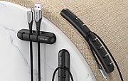 Vention 3 Ports Desktop Cable Manager Black