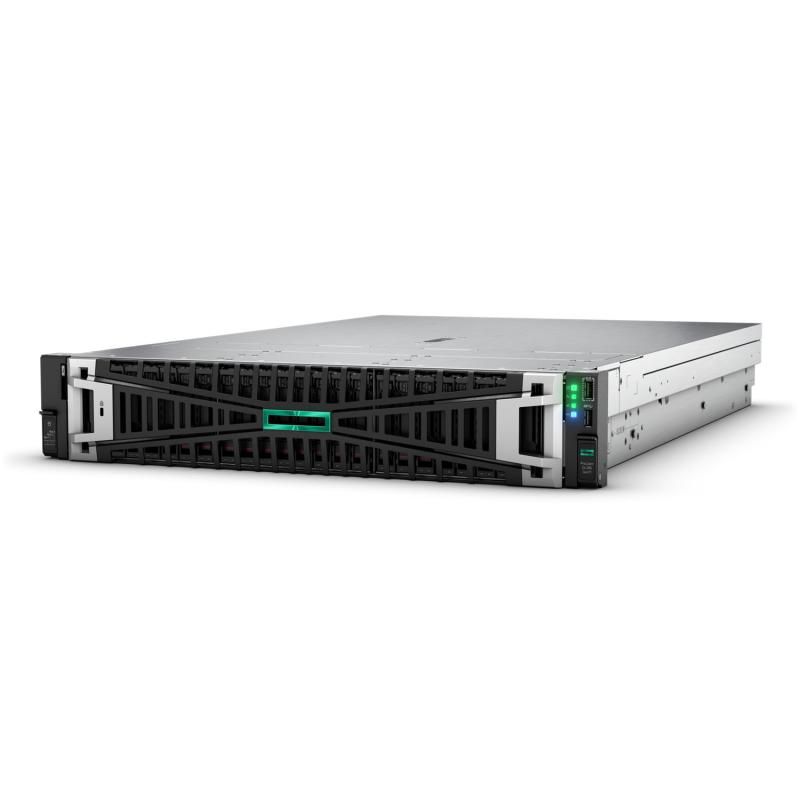 HPE ProLiant DL385 Gen11 9124 3.0GHz 16c 64GB-R 8SFF MR408i-o 2x480GB SATA SSD 2x1000W PS EU Server servere 960 Giga Bites Cabinet metalic (2U) AMD EPYC 3 GHz 6