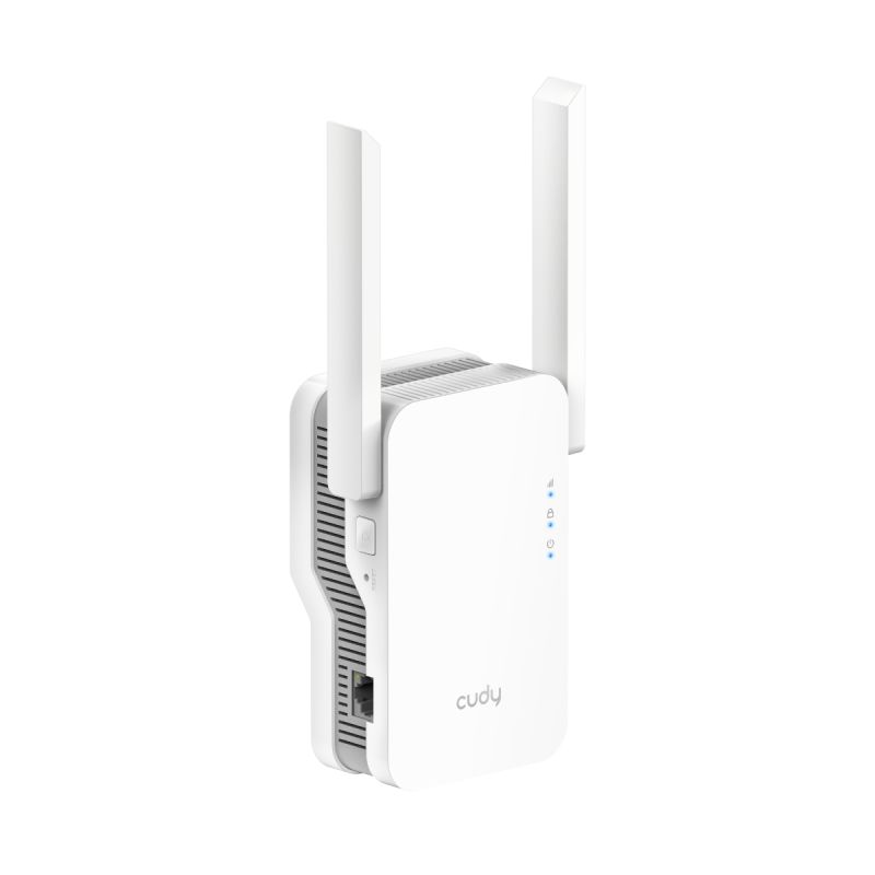 Cudy BE3000 Wi-Fi 7 Mesh Repeater, AP mode, 1 Gigabit Ethernet Port, WPS button - white