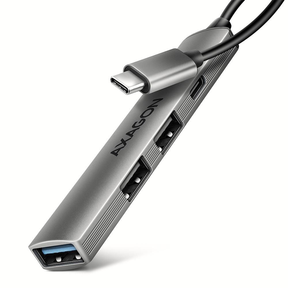 Hub HUE-STC, USB-C, USB-A, Gri