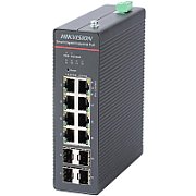 Switch PoE Hikvision DS-3T1512HP-SI-8P4FKIT(75W): 8 x Gigabit PoE RJ45 ports,4 x Gigabit SFP fiber optical ports, port PoE 1-4: maxim 90W, port PoE 5-8: 30W, buget PoE 300W, tensiune alimentare: 48~57 V DC, 7.5 A/ 52 V~57 V recommended input voltage to ensure stable power supply, IP40, dimensiuni