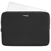 Husa laptop Natec Coral, compatibilitate dimensiune laptop 15.6 , material Neoprene, negru