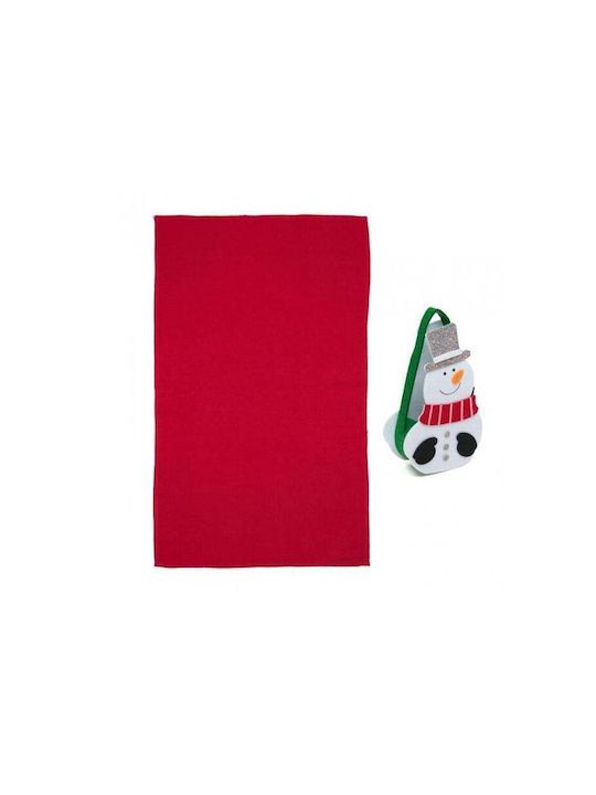 Prosop de bucatarie cu gentuta Snowman