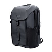 Rucsac laptop Trust Travel, dimensiune maxima laptop 17 , 15 compartimente, material RPET, volum 25 L, negru