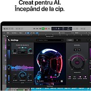 Laptop Apple MacBook Pro 14 Liquid Retina XDR, 14.2 inch 3024 x 1964, Apple M5 10-core (10 C), 32 GB RAM, 512 GB SSD, Apple 10-core integrat, Mac OS, Tastatura International, Argintiu