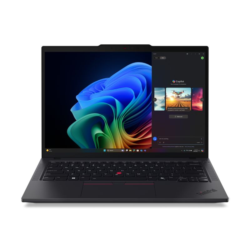 Laptop Lenovo ThinkPad T14 Gen 6 21QJ006DRI, 14 inch 1920 x 1200, AMD AI 7 350 (8 C / 16 T, 2 GHz - 5 GHz, 8 MB + 16 MB cache), 64 GB DDR5, 1 TB SSD, AMD Radeon Graphics, Windows 11 Pro