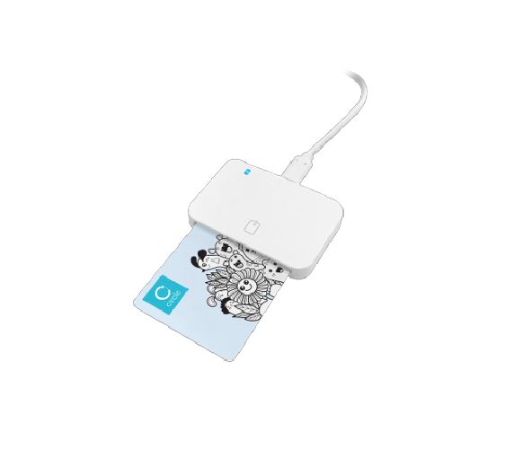 Cititor carte de identitate Standard: ISO/IEC 7816 Partea 1/2/3/4 Suportă carduri ISO7816 de dimensiuni normale clasele A/B/C cu protocol Т=0 sau Т=1 și carduri de memorie Conform standardului CCID Respectă specificațiile PC/SC Suportă formatul APDU extins Curent:55mA in Class A/ B/ C Viteza:9.6 –