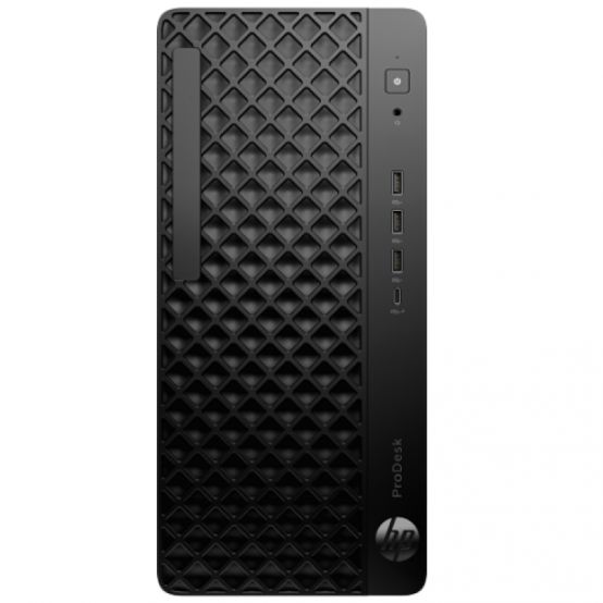 Desktop HP ProDesk 4 G1i Tower, Intel Core Ultra 7 265 20-core (2.4GHz, up to 5.3GHz, 30MB), video integrat Intel UHD Graphics, RAM 32GB DDR5 5600MHz (1x32GB), SSD 1TB PCIe-5x4 2280 M.2, no ODD, LAN 10/100/1000, Intel AX211 Wi-Fi 6E + Bluetooth 5.3, porturi: 3x USB Type-A 10Gbps/ 2x USB Type-A