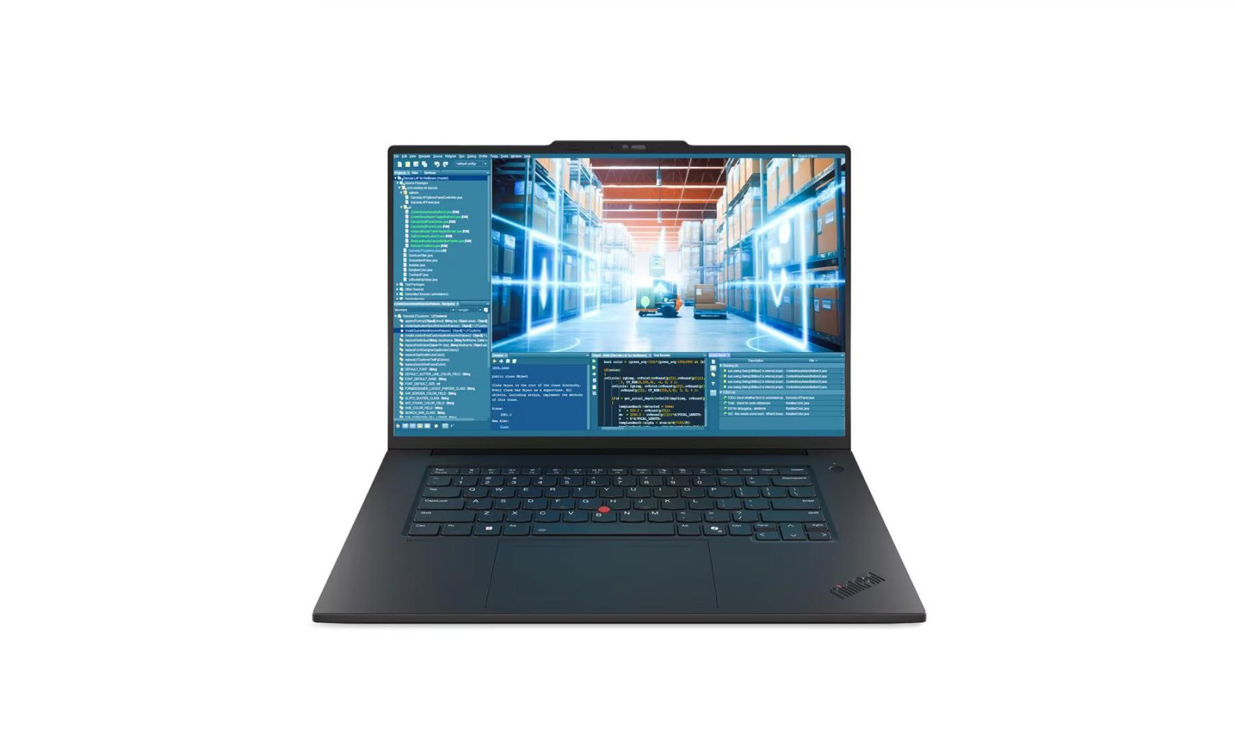 Laptop Lenovo ThinkPad T1g Gen 8 21TD0002RI, 16 inch 1920 x 1200, Intel 255H (16 C / 26 T, 2.5 GHz - 5.1 GHz, 24 MB cache, 28 W), 32 GB LPDDR5X, 1 TB SSD, Nvidia GeForce RTX 5060, Windows 11 Pro