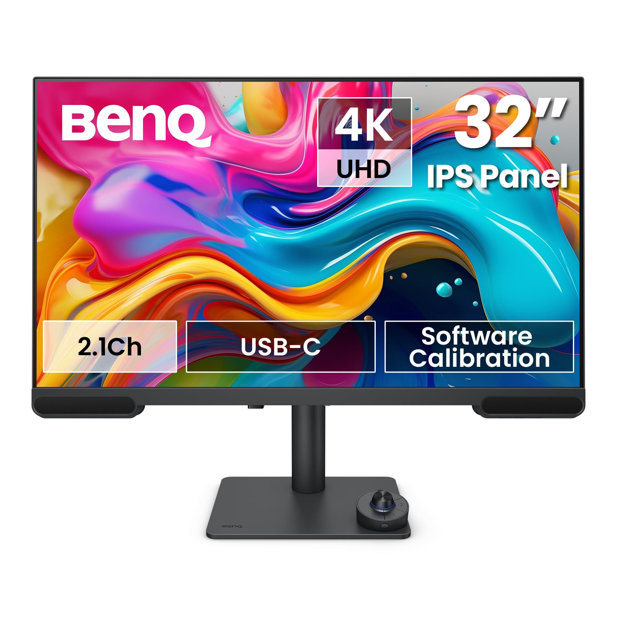Monitor Benq 31.5  PV3200U, Diagonal (inch): 31.5, Diagonal (cm): 80, Aspect ratio: 16:9, Panel: IPS, Resolution: 3840x2160, Refresh Rate: 60Hz, Response time GtG: 5ms, Brightness (max): 400 cd/m², Contrast (static) : 1000:1, Viewing angle: 178/178, Color Gamut Type: DCI-P3, Color Gamut Coverage
