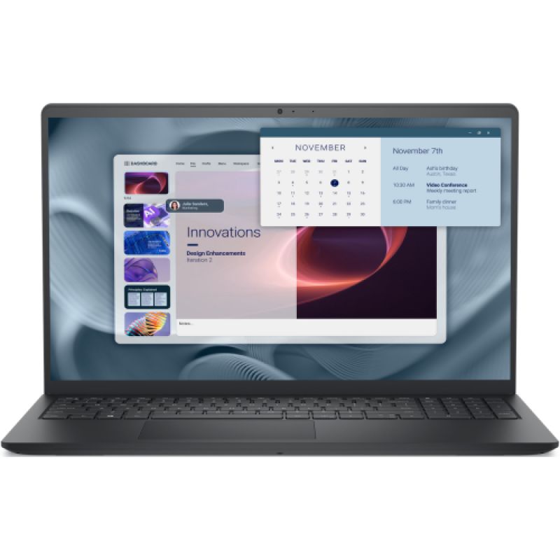 Laptop Dell Pro 15 Essential PV15250, 15.6 inch 1920 x 1080, Intel Intel Core 3 100U (6 C / 8 T, 4.7 GHz, 10 MB cache), 8 GB DDR5, 512 GB SSD, Intel UHD Graphics, Ubuntu