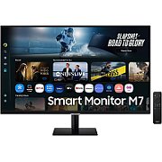Monitor Samsung 32  LS32FM700UUXDU, Diagonal (inch): 32, Diagonal (cm): 81, Aspect ratio: 16:9, Panel: VA, Resolution: 3840x2160, Refresh Rate: 60Hz, Response time GtG: 4ms, Brightness (max): 300 cd/m², Contrast (static) : 3000:1, Viewing angle: 178/178, Color Gamut Type: NTSC, Color Gamut Coverage