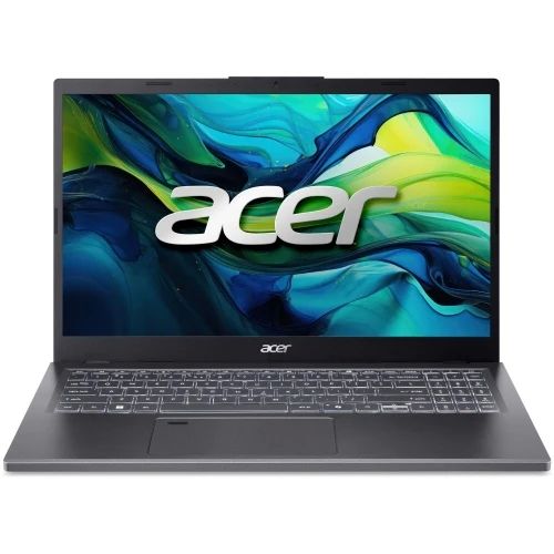 Laptop Acer Aspire 15 A15-61m-r6sw, 15.6 inch 1920x1080, AMD Ryzen 5 8640HS (6 C / 12 T, 3.5 GHz - 4.9 GHz, 12 MB cache, 45 W), 16 GB DDR5, 1 TB SSD, AMD AMD Radeon 760M, Fara sistem de operare, Tastatura English, Gri