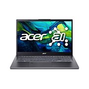Laptop Acer Aspire 15 A15-61m-r6sw, 15.6 inch 1920x1080, AMD Ryzen 5 8640HS (6 C / 12 T, 3.5 GHz - 4.9 GHz, 12 MB cache, 45 W), 16 GB DDR5, 1 TB SSD, AMD AMD Radeon 760M, Fara sistem de operare, Tastatura English, Gri