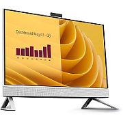 DELL All-In-One EC27250, 27-inch FHD (1920 x 1080) Narrow Border Infinity Touch Display with Wide Viewing Angle, 5MP IR Tilt Camera (White), Intel(R) Core(TM) 7 processor 150U(12MB cache, 10 cores, 12 threads, up to 5.4 GHz), Intel(R) Graphics, 16GB, 2x8GB, DDR5, 5200 MT/s, 1TB M.2 PCIe NVMe Solid
