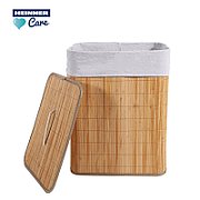 COS DE RUFE DREPTUNGHIULAR DIN BAMBUS,  40x30x60 CM, 70 L