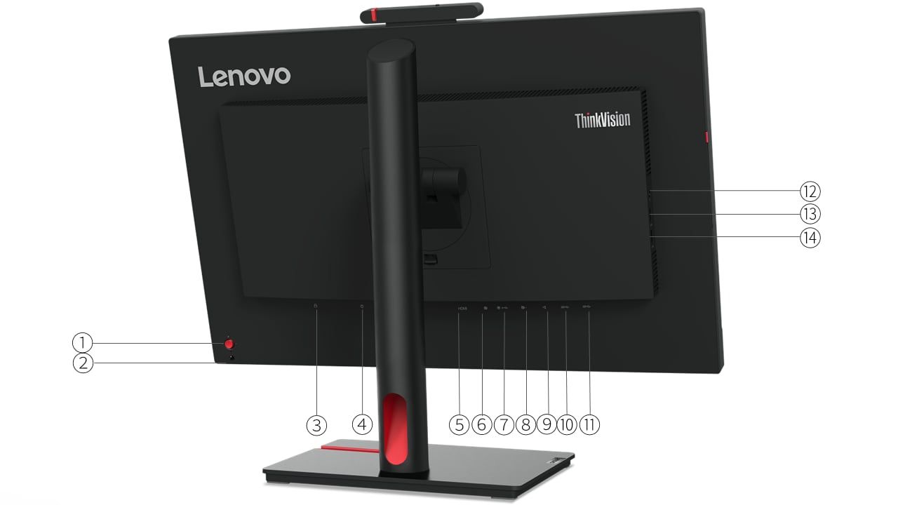 Monitor  LenovoThinkVision T24mv-30 23.8 IPS, FHD (1920x1080), 16:9, Brightness: 250 cd/m², Contrast ratio: 1000:1, Response time: 4ms (Extreme mode) / 6ms (Typical mode), Dot / Pixel Per Inch: 93 dpi, Color Gamut: 99% sRGB, View angle: 178° / 178°, Stand: Tilt, Swivel, Pivot, Height Adjust Stand