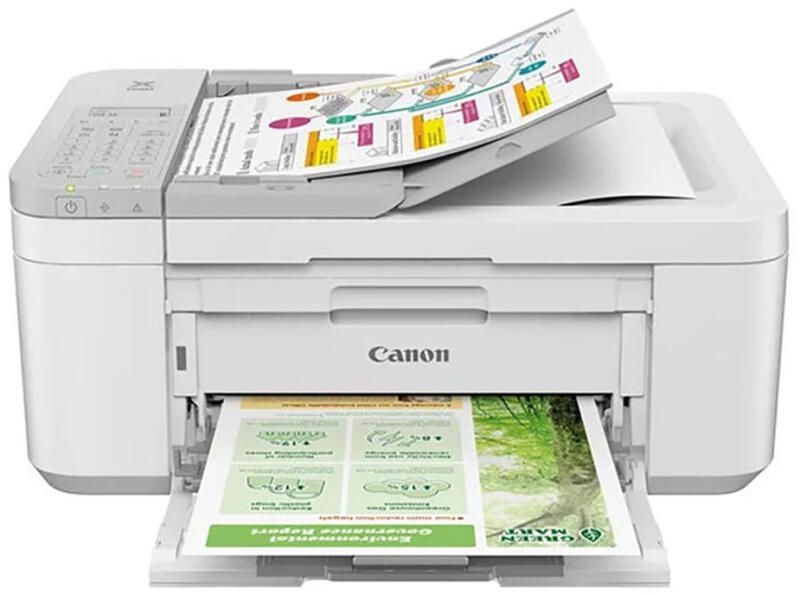 Imprimanta multifunctionala inkjet color Canon PIXMA TR4756i, A4, duplex, ADF, USB 2.0, Wi-Fi, 8.8 ppm negru, 4.4 ppm color