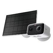 Solar-Powered Security Camera Kit 1 × Tapo C400, 1 × Tapo A201C SPEC:1080p (1920*1080), 2.4 GHz, Solar panel (5.2V, 2.5W) FEATURE: Non-Stop Power, Flexible Solar Installation, Smart Detection and Notifications (motion, people), Color Night Vision, Sound and Light Alarm, Remote Control, Two-Way