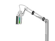 Brat cu microfon Genesis Radium 251, tip Condenser, model cardioid, suport fix, conectivitate USB-C, raspuns in frecventa 50 - 16.000 Hz, sensibilitate 40 dB, lungime cablu 200 cm, alb