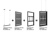 Carcasa LCD de Interior Multibrackets MB-1409, 50 , max.25 kg, negru