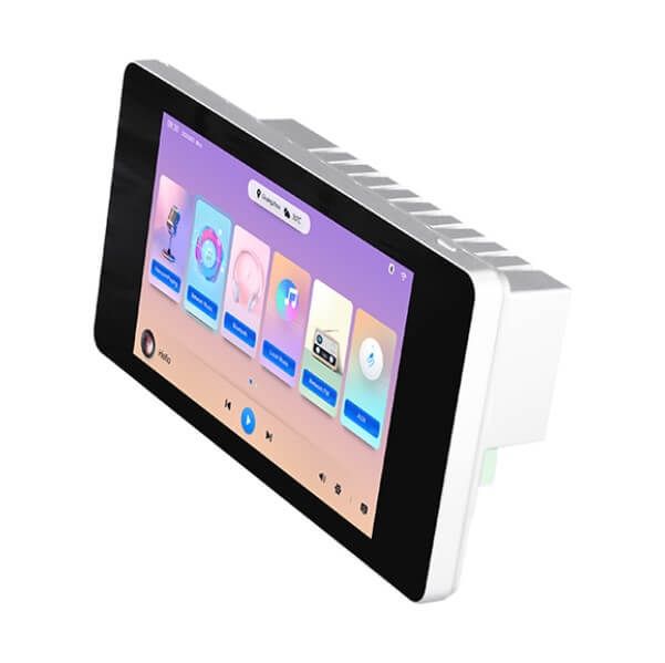 Amplificator stereo de perete 2x20W, Android cu Touchscreen 5.5 , Network Radio/Bluetooth/AUX/RJ45, DSPPA DM838II