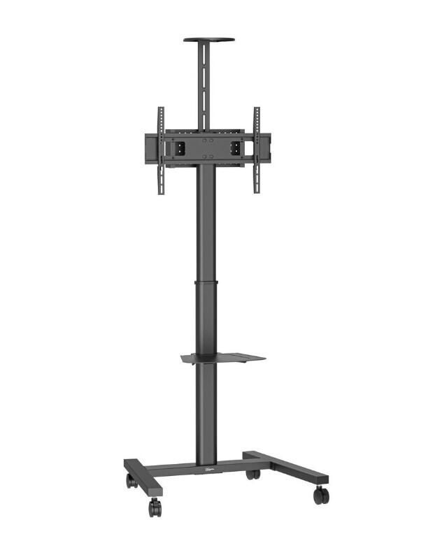 Stand TV mobil Vogel's ESSENTIAL T1031, 32-65 , max.50kg, cu suport pt camera/speaker si laptop, negru