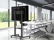 Stand TV mobil Vogel's ESSENTIAL T1041, 65-110 , max.100kg, cu suport pt camera/speaker si laptop, negru