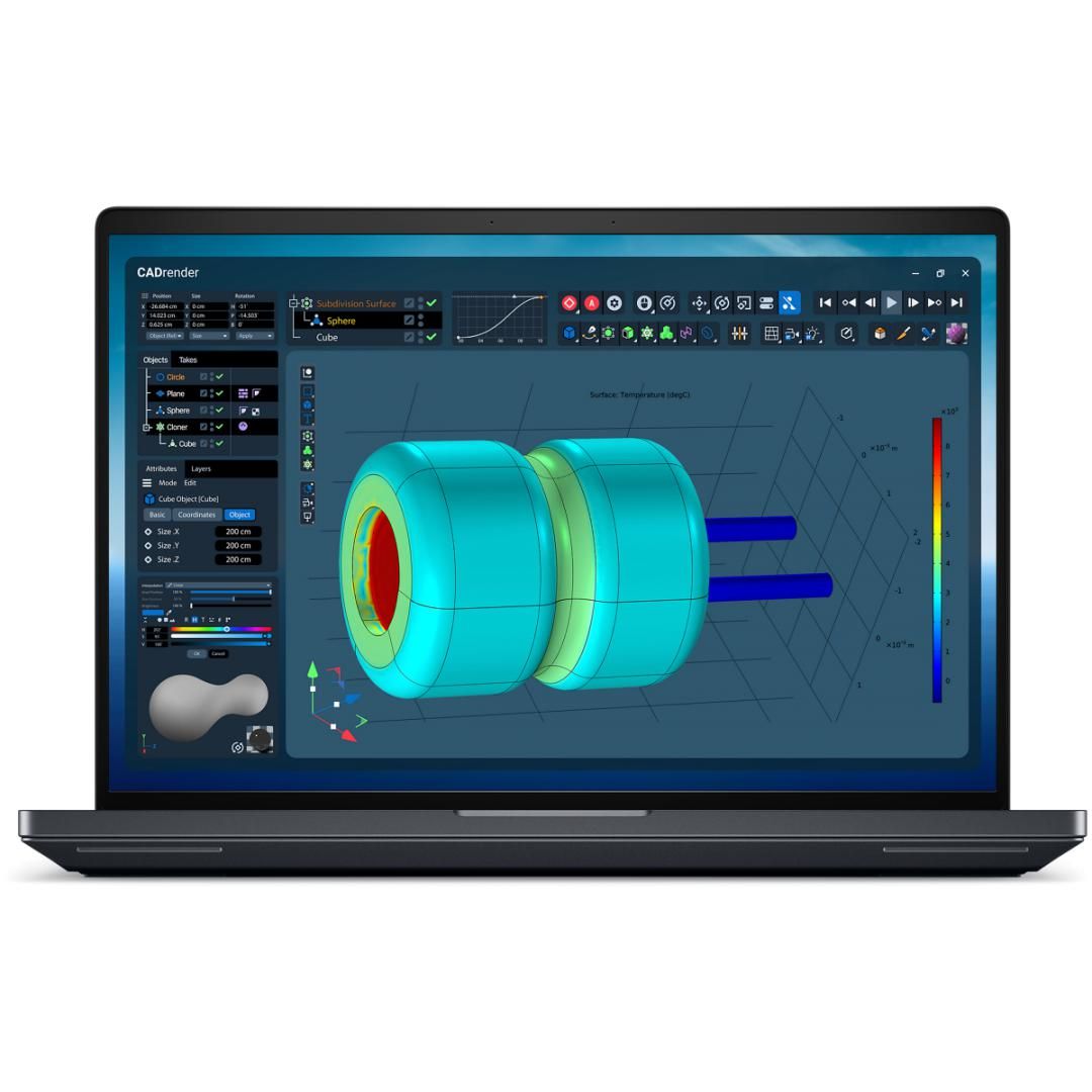 Laptop Dell Pro Max 18 Plus MB18250, 18 inch 2560 x 1600, Intel 285HX (24 C / 24 T, 2.1 GHz - 5.5 GHz, 40 MB cache), 64 GB DDR5, 1 TB + 4 TB SSD, Nvidia RTX Pro 4000, Windows 11 Pro