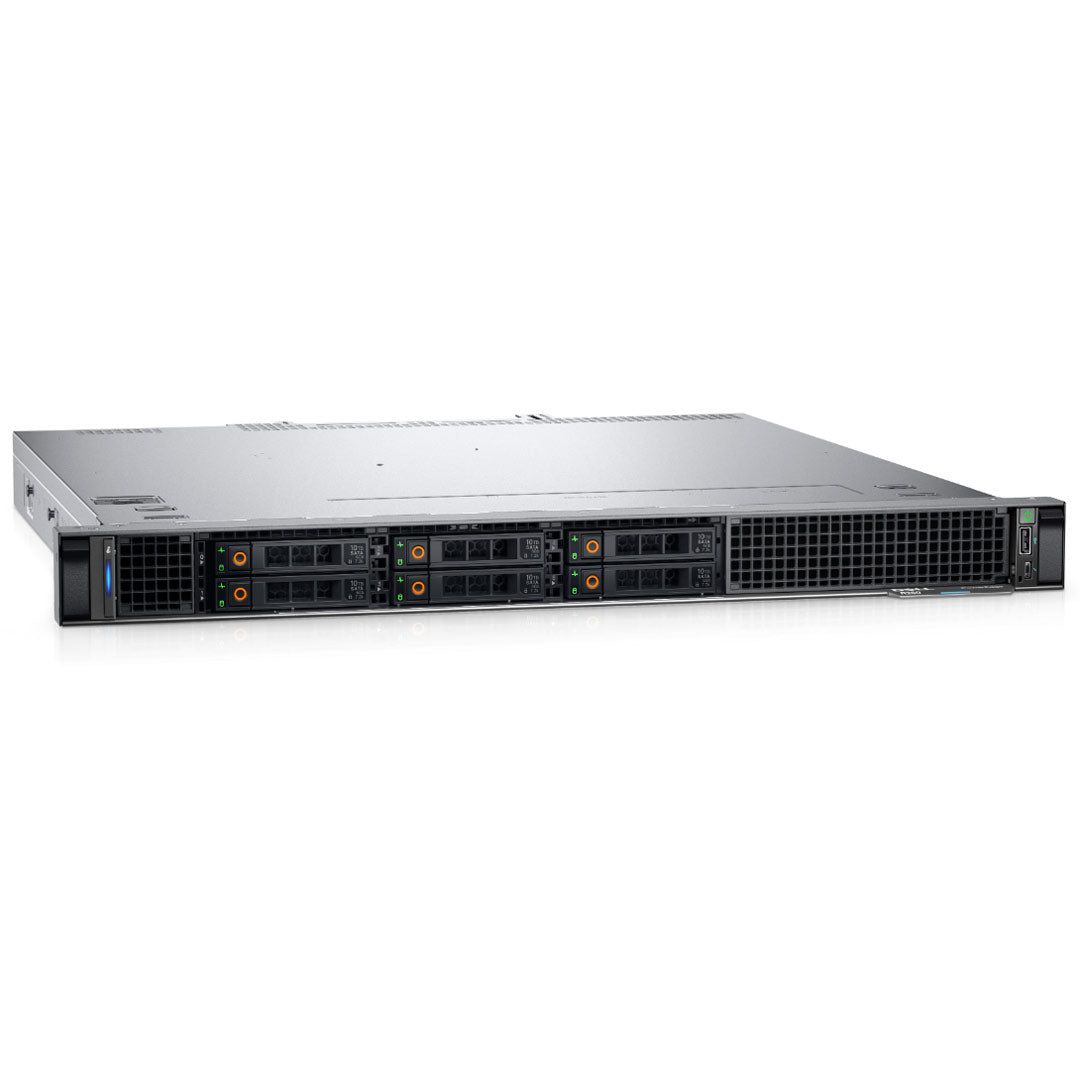 Dell PowerEdge R260 Rack Server,Intel Xeon 6 Performance 6325P 3.5G(4C/8T),16GB 5600MT/s UDIMM,480GB SSD SATA RI(6x2.5  Hot Plug HDD SAS/SATA),PERC H355,iDRAC9 Enterprise 16G,1U Std Bezel,Broadcom 5720,Single Hot Plug PSU(1+0)700W Titanium,3Yr NBD