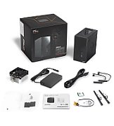 Desktop PC ASRock DeskMini X600 Mini PC, AMD Fara procesor, fara memorie, fara stocare, Fara placa video, Alimentator extern 120 W, Fara sistem de operare