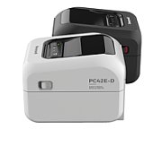 PC42E-D, Direct Thermal, Black, 203 dpi, USB, Ethernet, Serial. No Power Cord.