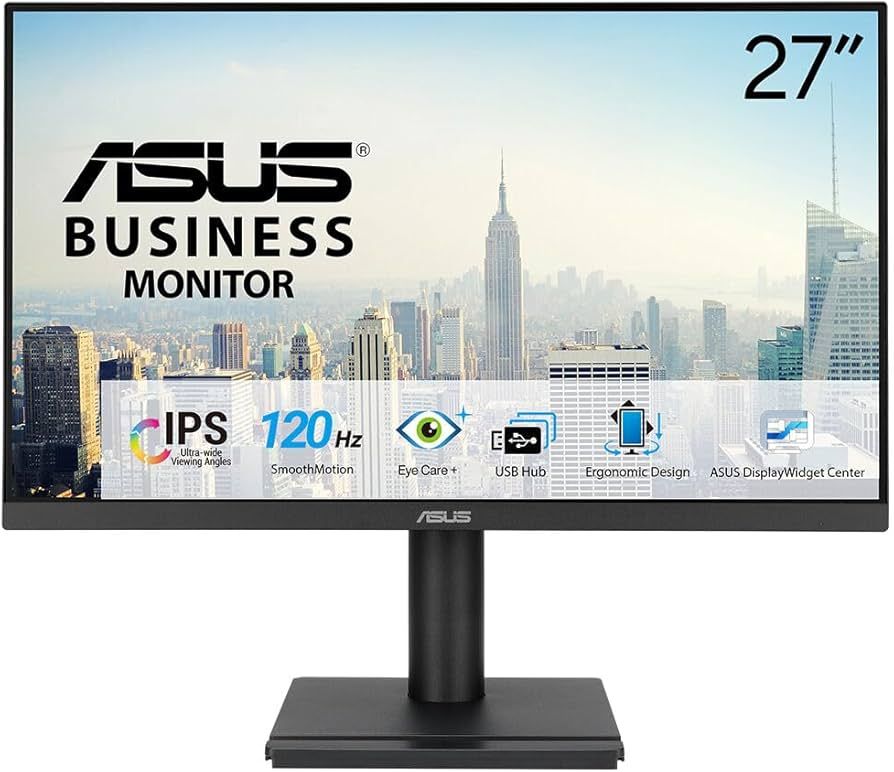 Monitor Asus 27  VA279QGS, Diagonal (inch): 27, Diagonal (cm): 68, Aspect ratio: 16:9, Refresh Rate: 120Hz, Response time MPRT: 1ms, Brightness (max): 350 cd/m², Contrast (static) : 3000:1, Viewing angle: 178/178, Color Gamut Type: sRGB, Color Gamut Coverage: 0.99, Colours: 16.7M, Speakers: 2Wx2